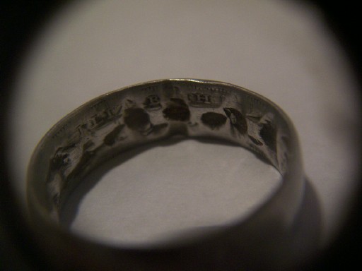Coin-Puzzle-|-Canadian-Coin-Spooned-Into-Silver-Ring